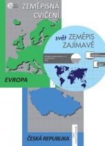 Komplet Zeměpis zajímavě Svět, Zeměpisná cvičení Česká republika, Evropa