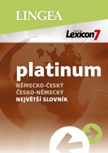 Lingea Lexicon 7 německý slovník Platinum - pro školy ESD
