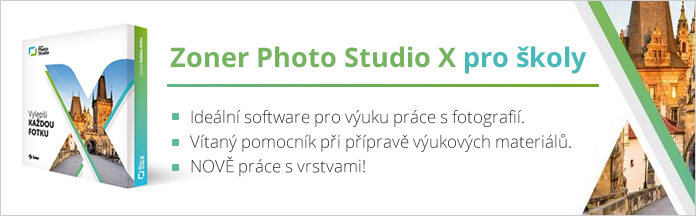 Zoner Photo Studio X - ESD školní licence